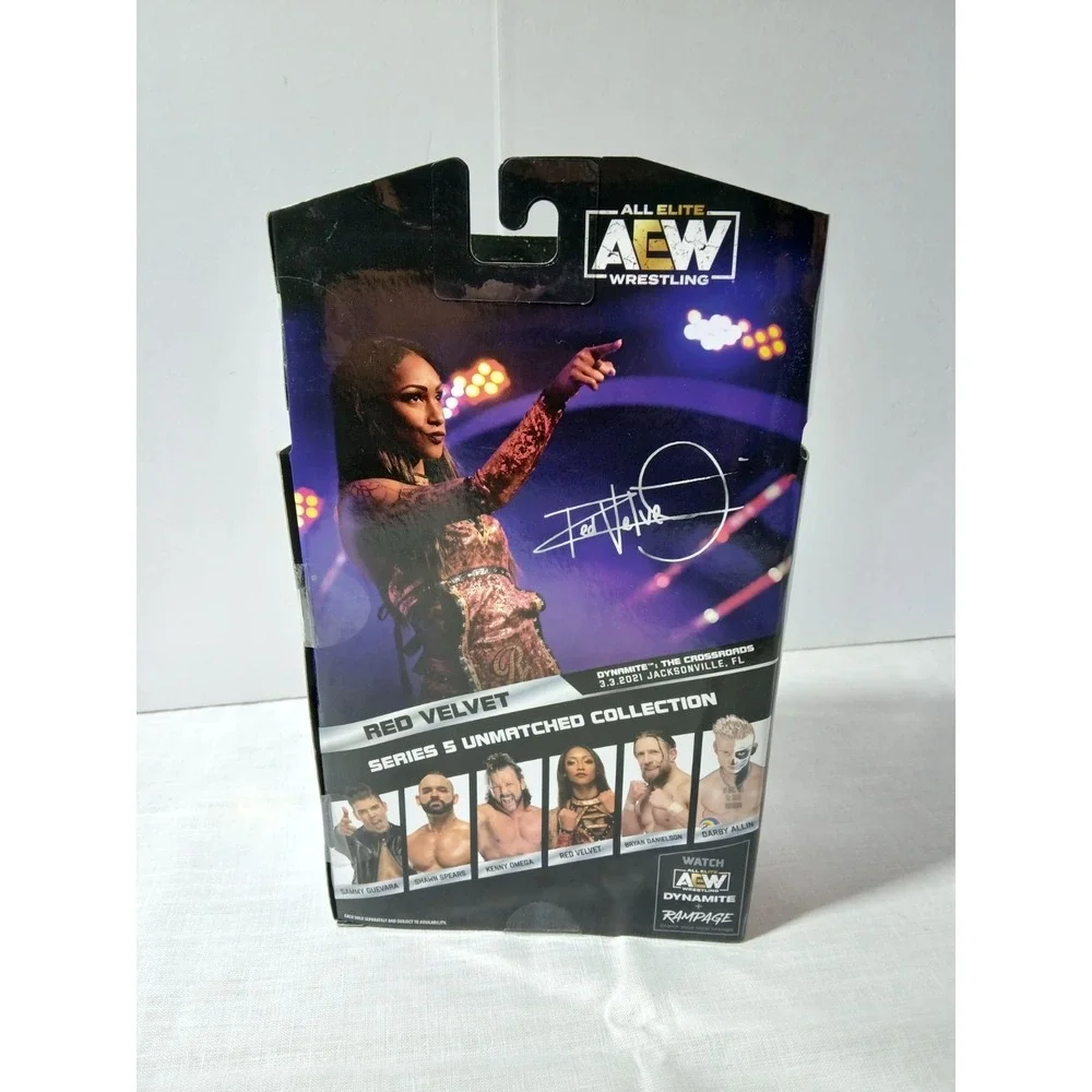 AEW Unmatched‎ Collection Red Velvet #38 Action Figure Series 5 Elite Sealed